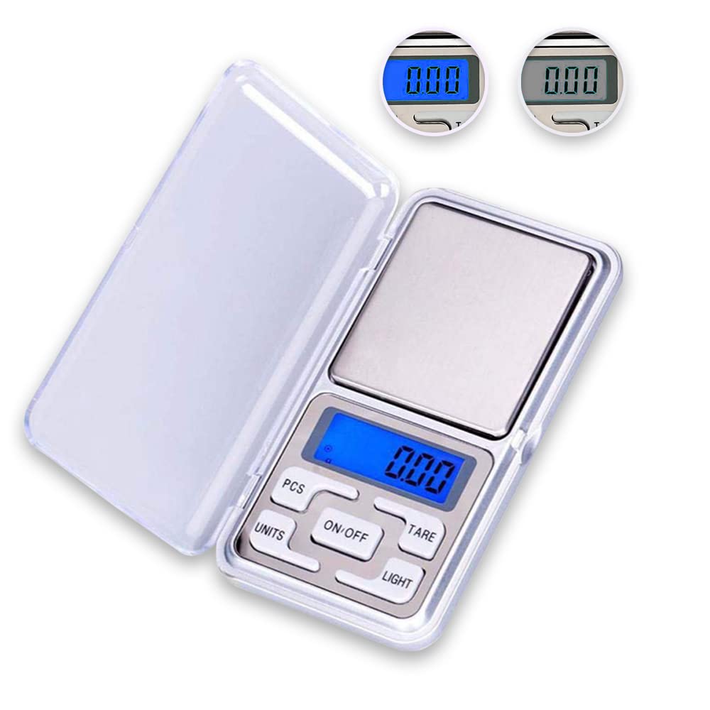 Freshdcart Mini Pocket Weight Scale Digital Jewellery/Chem/Kitchen Small Weighing Machine With Auto Calibration, Tare Full Capac